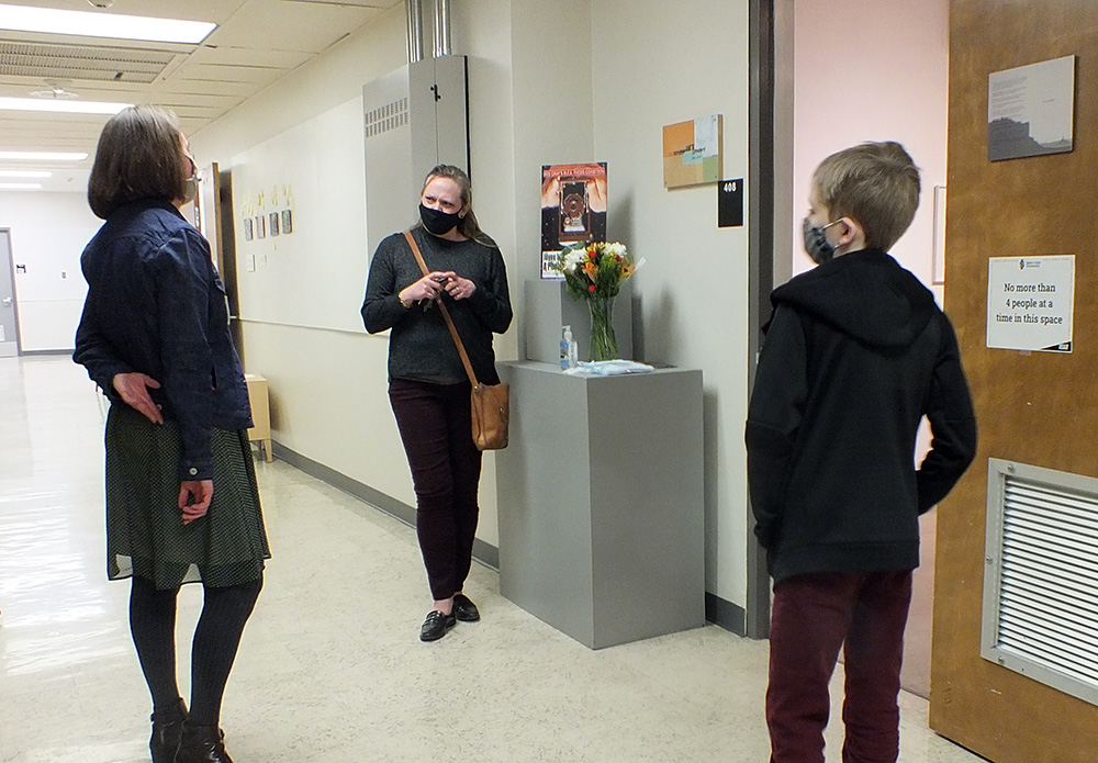 from Joyce Ignites the Universe: A Photographic History - Iris Gray's M.F.A. Thesis Installation