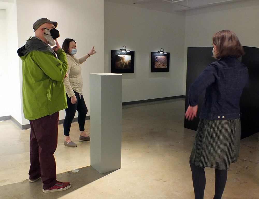 from Joyce Ignites the Universe: A Photographic History - Iris Gray's M.F.A. Thesis Installation