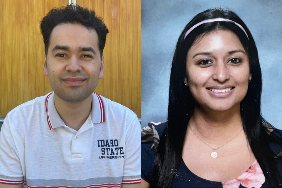 Headshots of Erik González Campos and Elizabeth Rivera Muñoz
