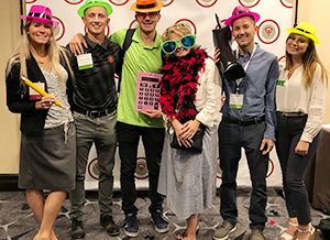 Group of students in costumes