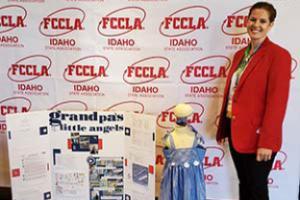Idaho State University student pursing a bachelor's degree in family and consumer sciences uses her skills, knowledge, and experience to compete on the national level.