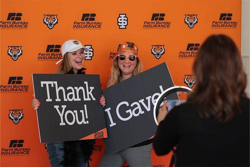 Idaho State University staff and students donate during Bengal Giving Day