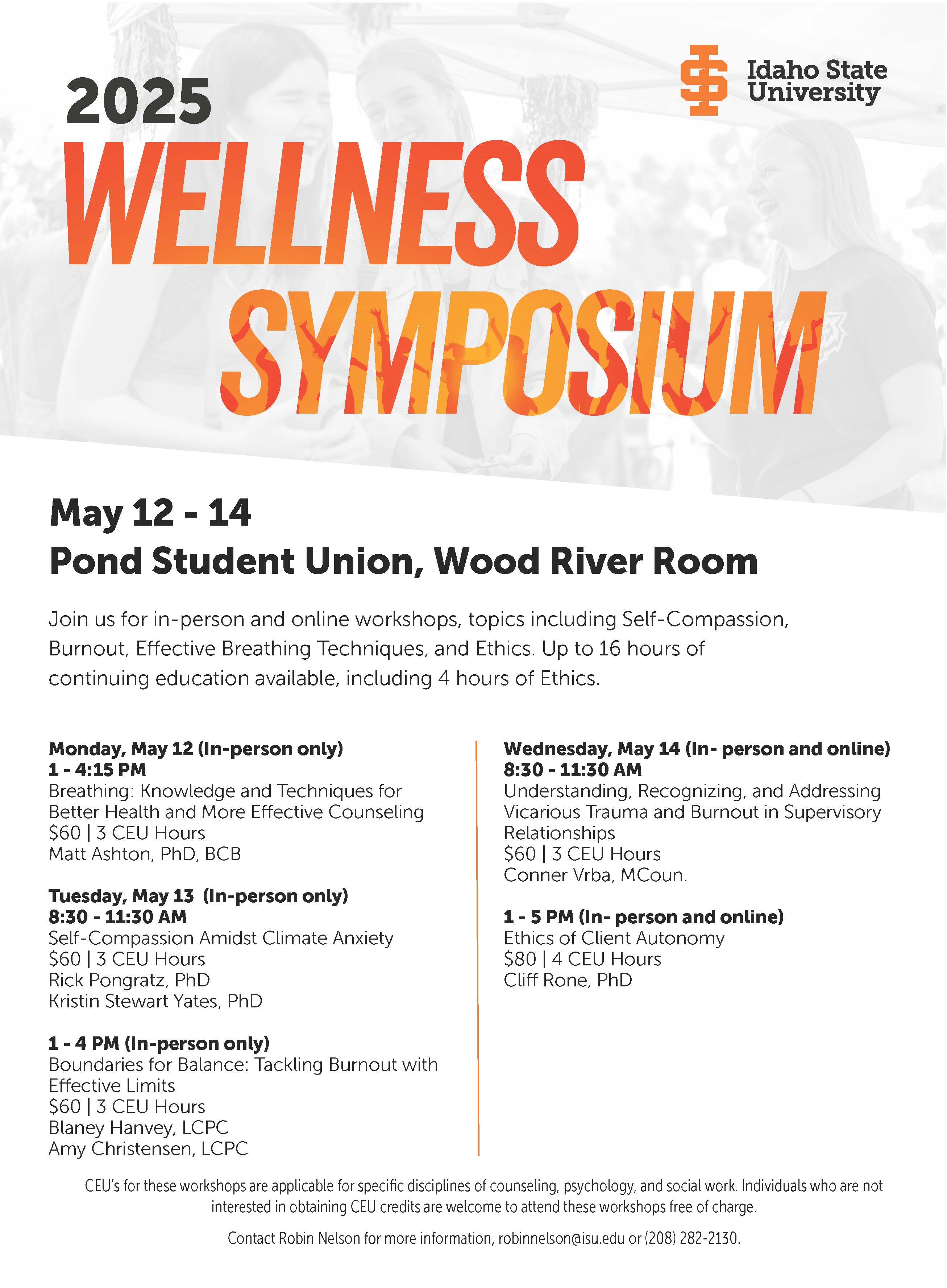 Detailed information about the 2025 Wellness Symposium