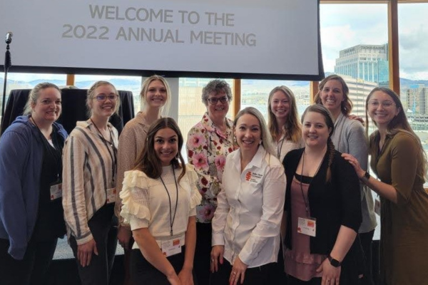 Faculty and students attend an annual nutrition meeting