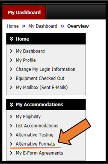 Screenshot showing select