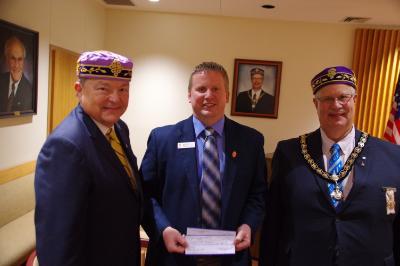Scottish Rite Check Presentation small