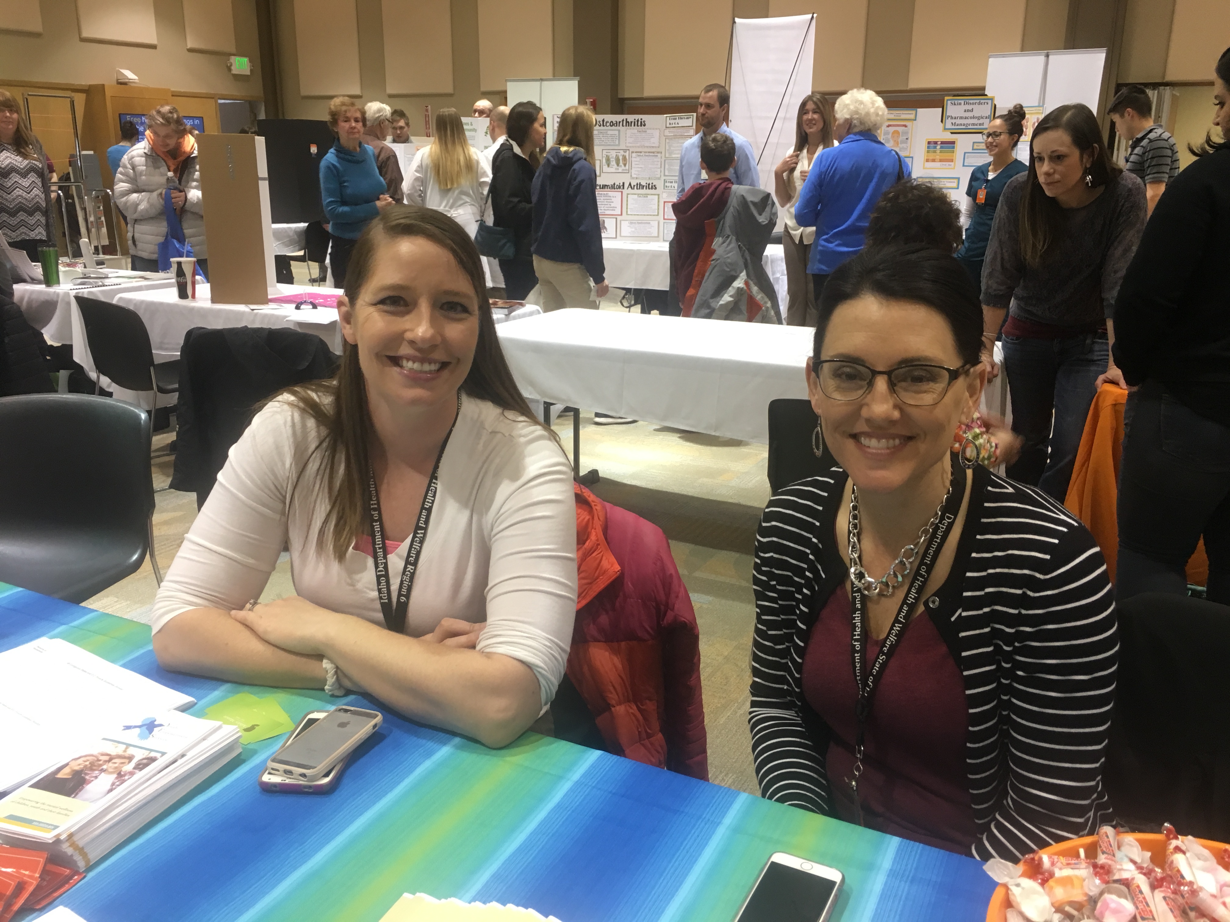 Community Business Booth at ISU Health Fair 2018