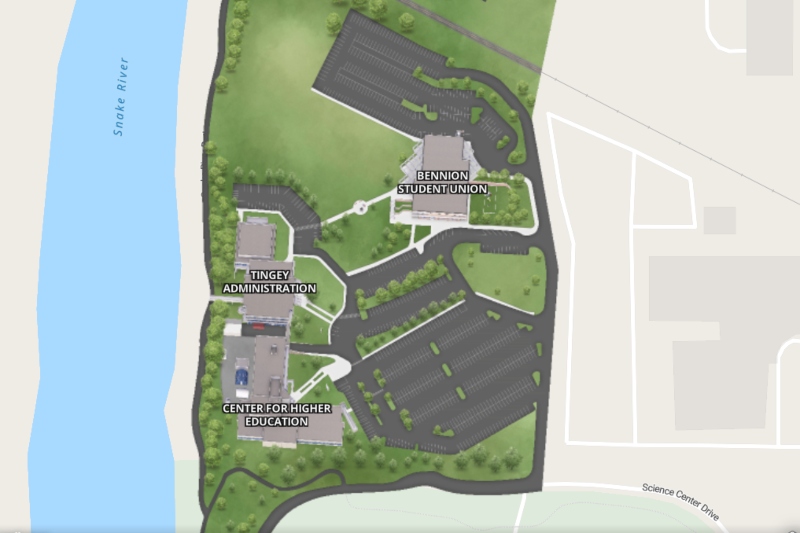 Map of Idaho Falls campus