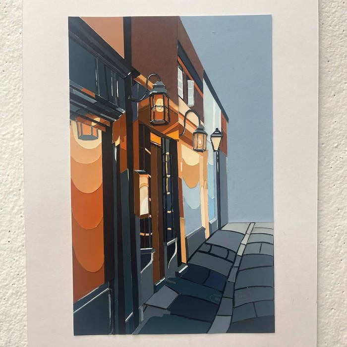 Student Painting serving as cover for the 2023 Black Rock and Sage Album