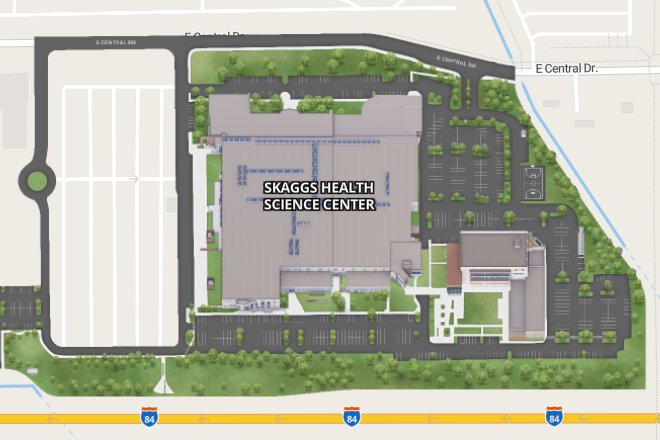 Meridian Campus Map