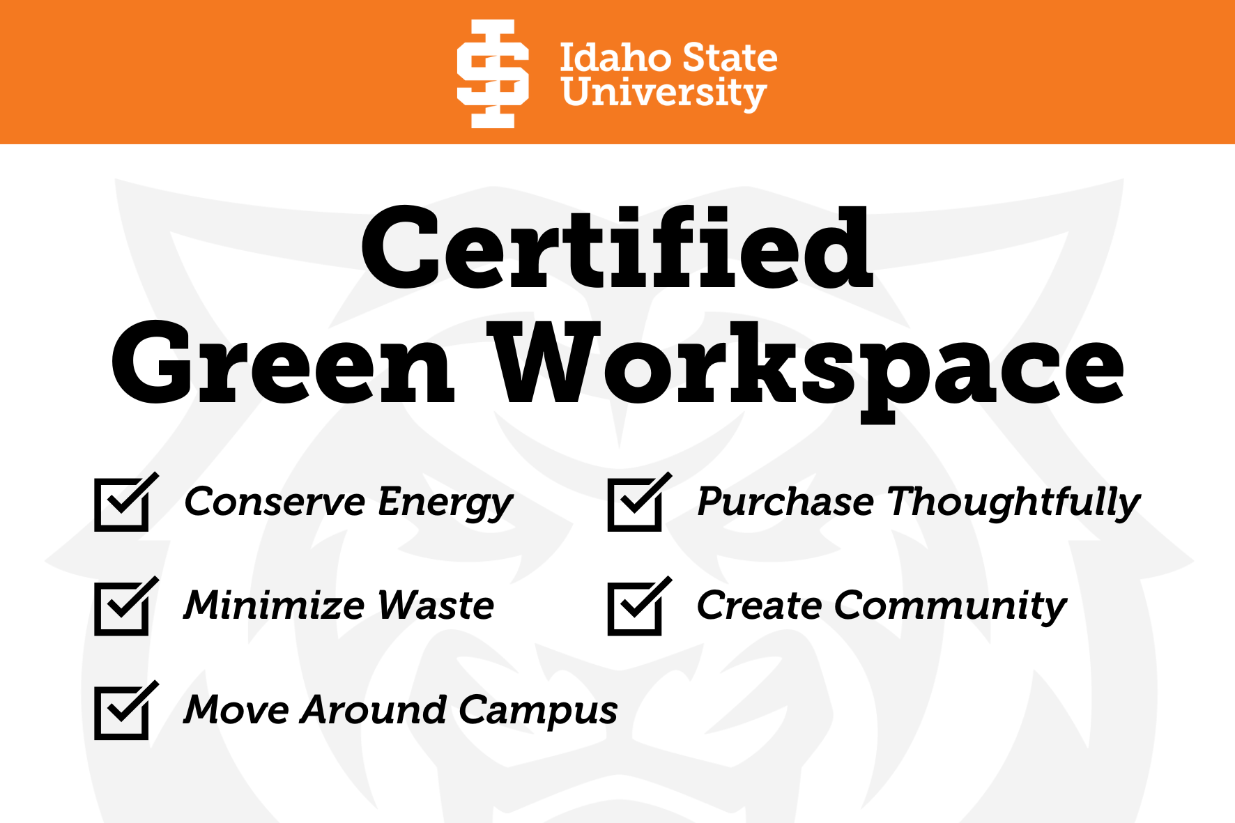 a certificate with an orange border at the top with the ISU logo, the words