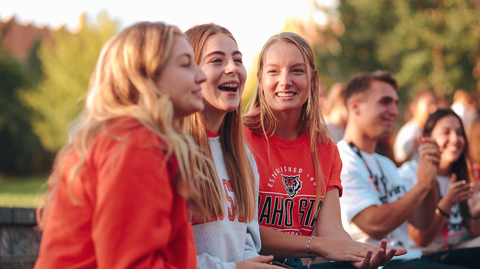 Students sitting together