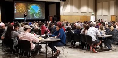Bengal Bridge registration in the ballroom