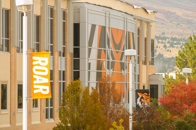 Rendezvous Building in the fall