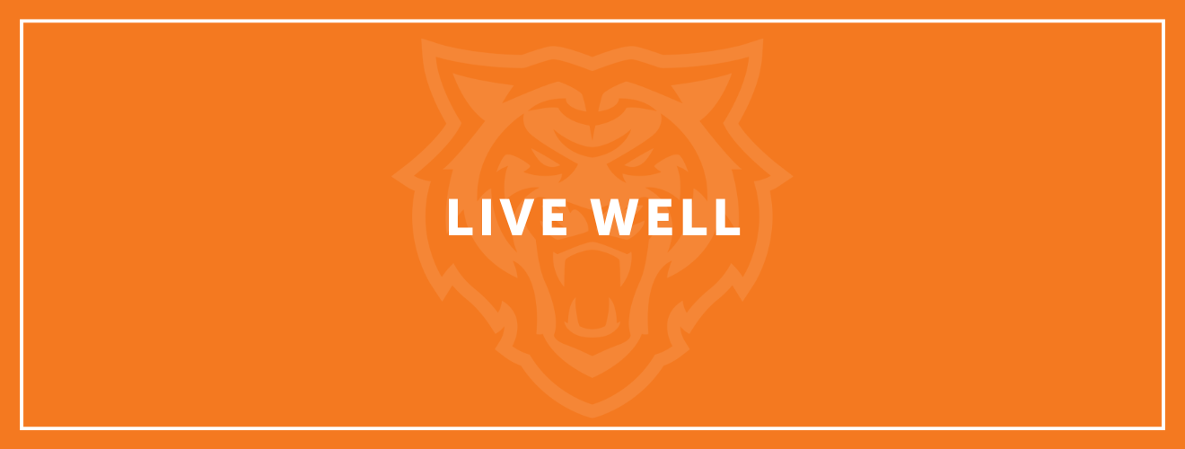 Orange Banner Live Well