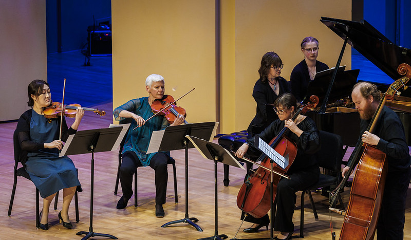 Symphony on stage at the Stephens Performing Arts Center