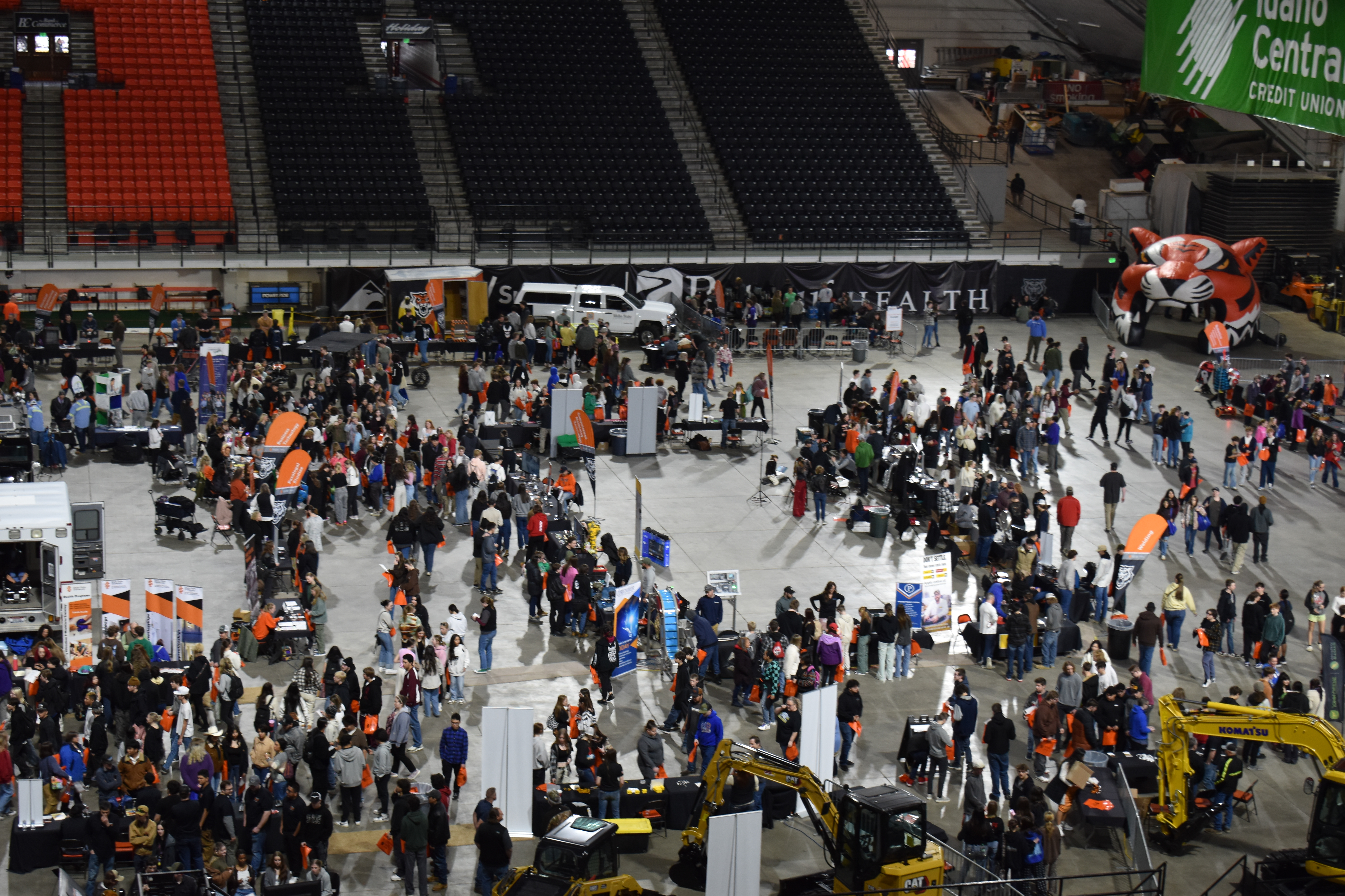 Tech Expo in the ICCU Dome