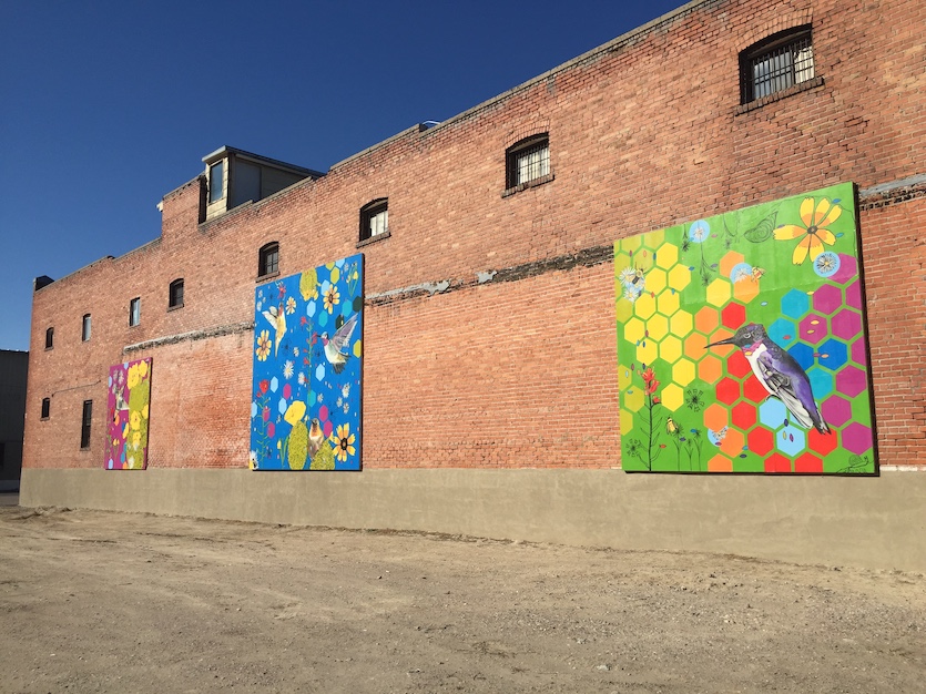 Photo of new murals.