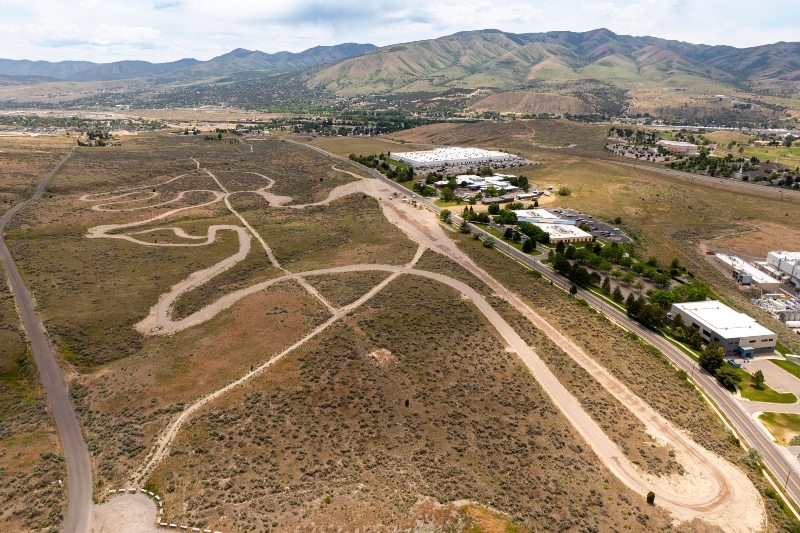 Aerial view of cross country course